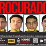 Polícia do RJ procura por 4 jovens suspeitos de estupro coletivo contra adolescente de 17 anos